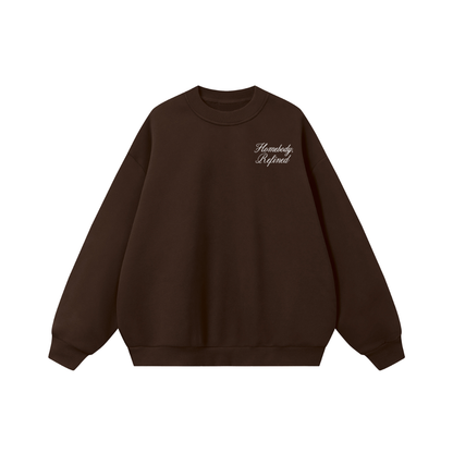 Quiet Is A Luxury Brown Crewneck