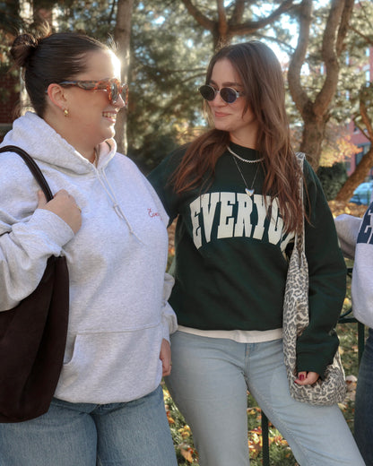 Everygirl Green Crewneck Sweatshirt