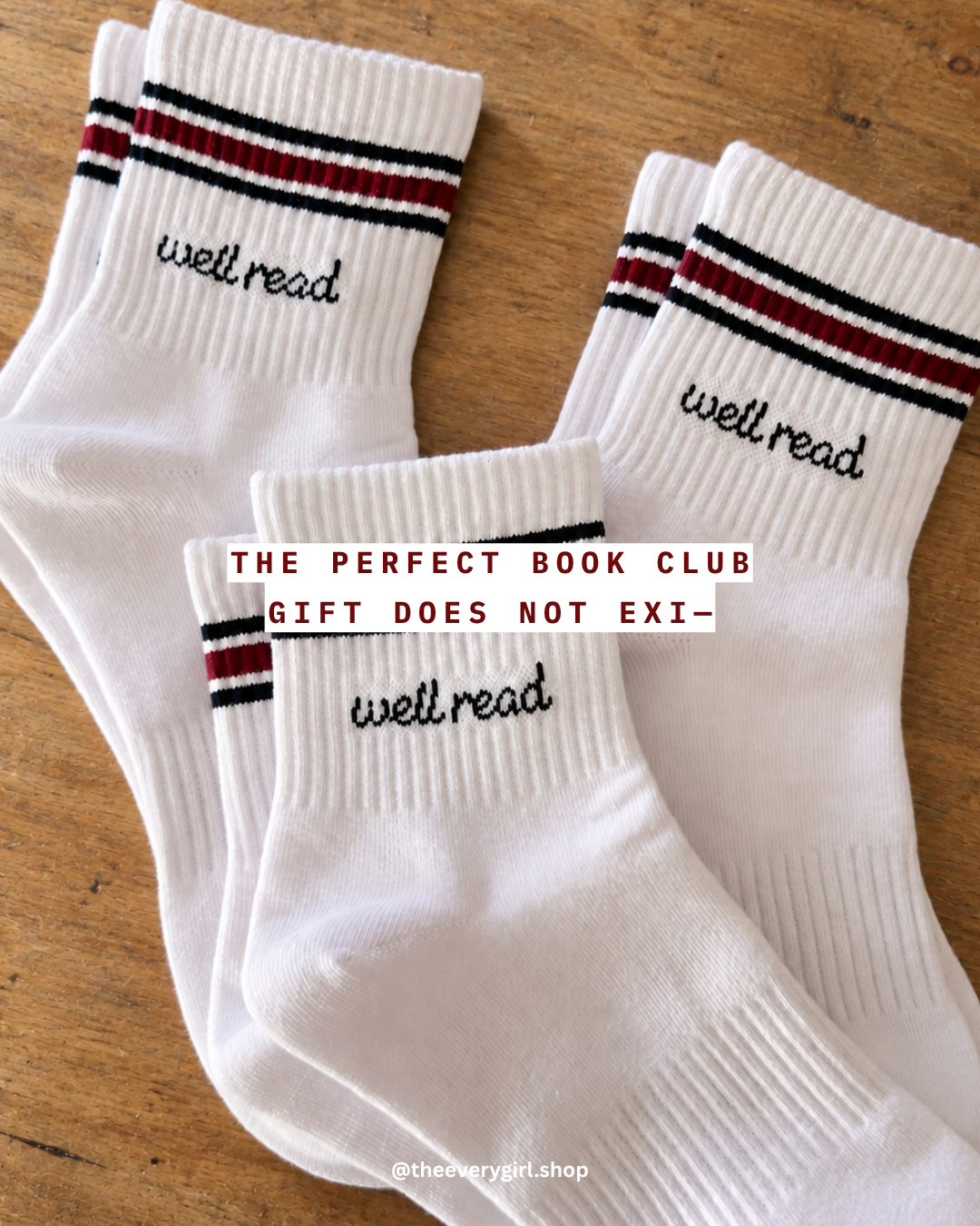 Well-Read Crew Sock