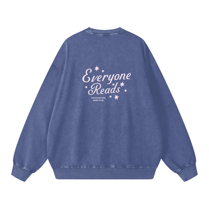 Blue Everyone Reads Oversized Sweatshirt