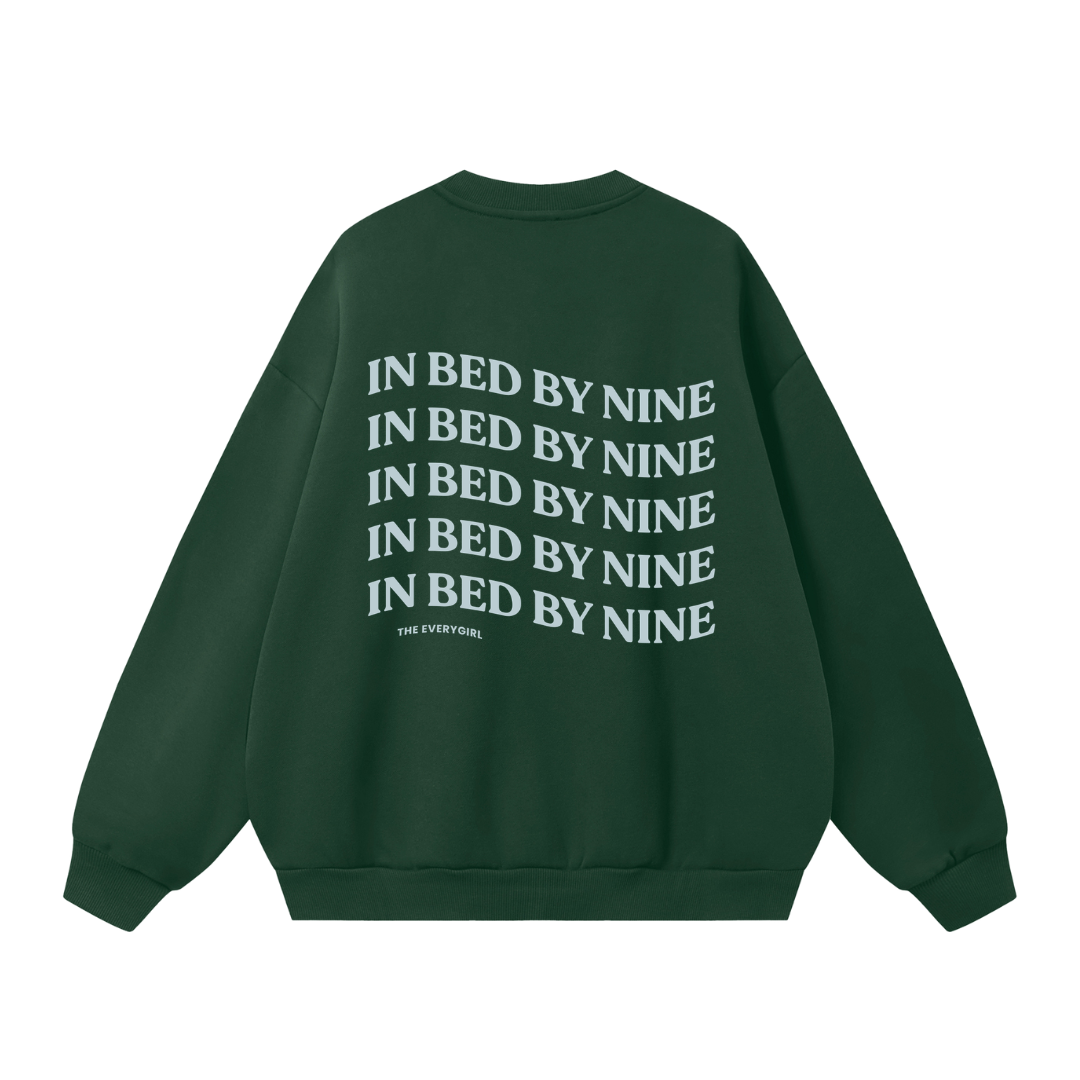 In Bed by Nine Crewneck in Green