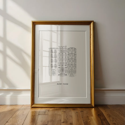 Upper East Side NYC Print