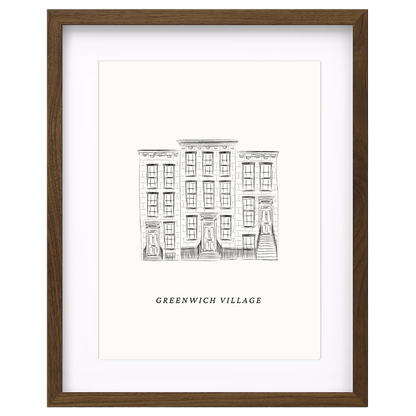 Greenwich Village NYC Print