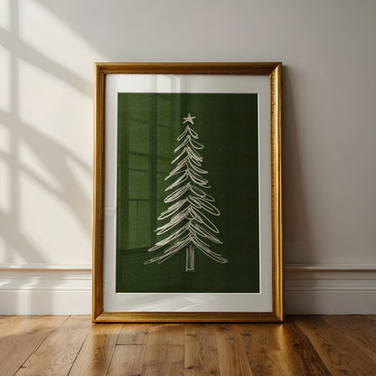 Tree Sketch Wall Art Print