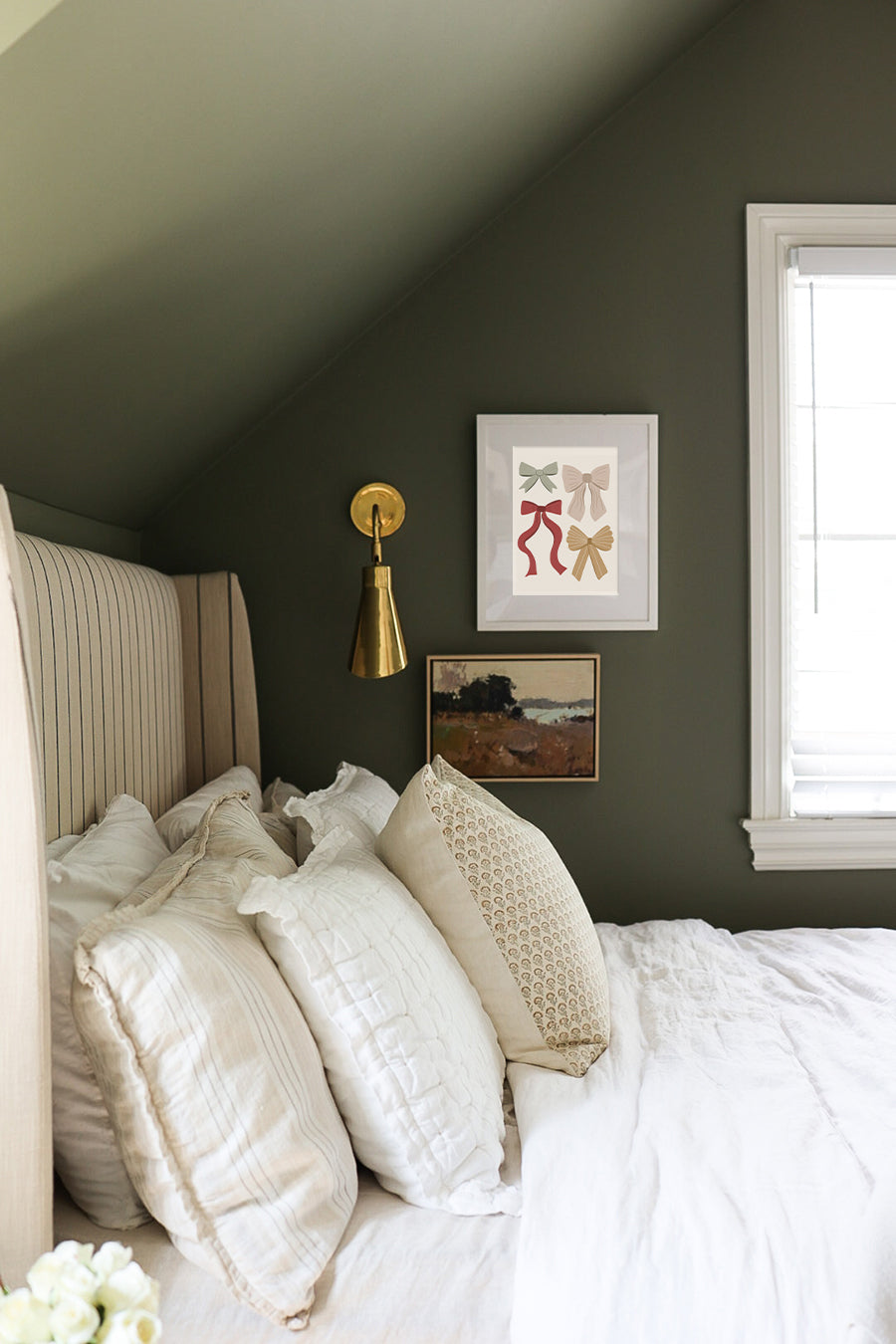 Holiday Bows Wall Art Print