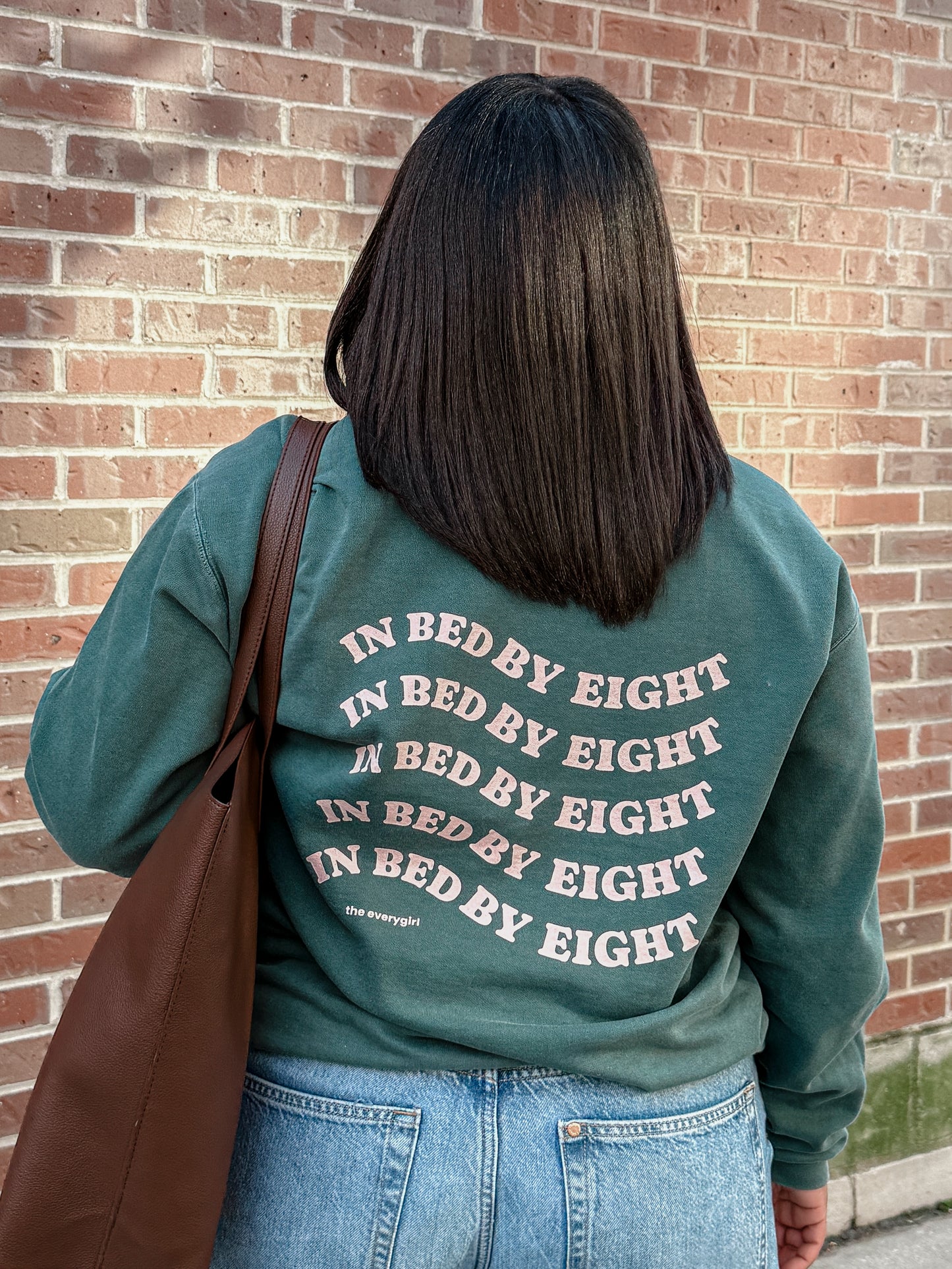 In Bed By 8 Crewneck