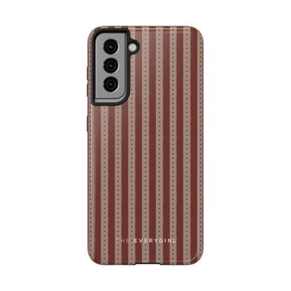 Muted Red Stripe IPhone Case