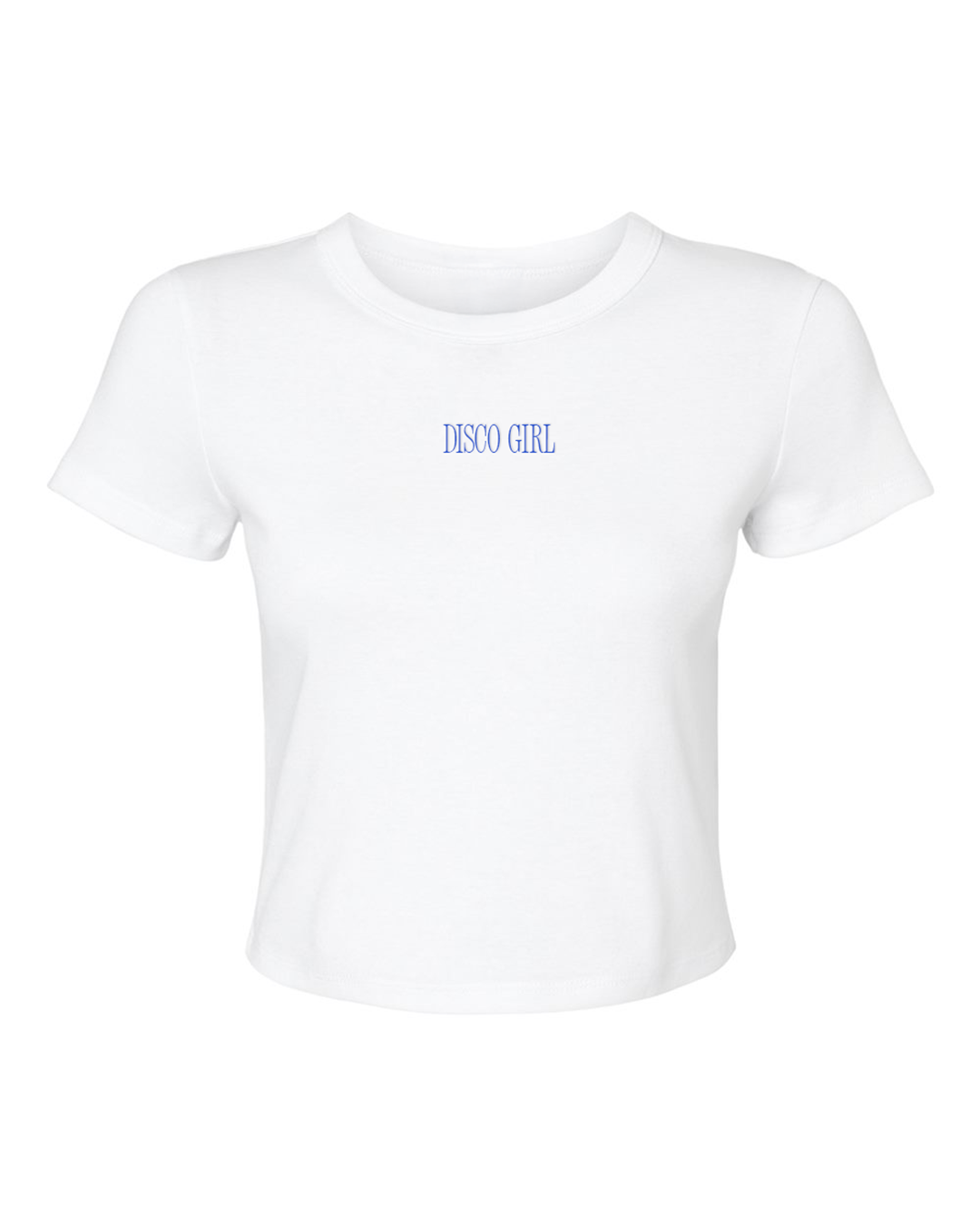 Disco Girl Embroidered Baby Tee