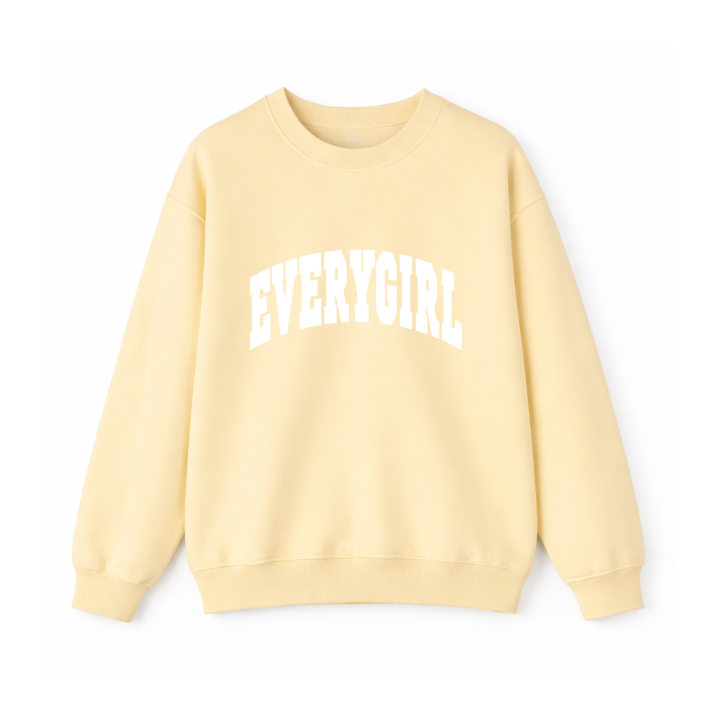 Everygirl Spring Yellow Lightweight Sweatshirt