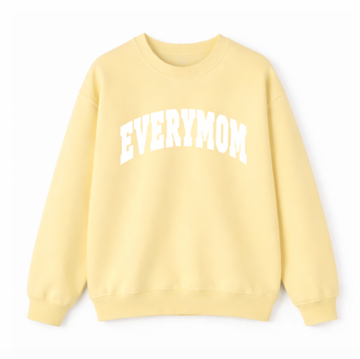Everymom Spring Yellow Lightweight Sweatshirt Regular
