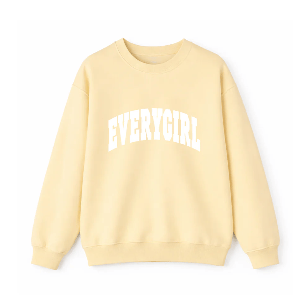 Everygirl Spring Yellow Sweatshirt