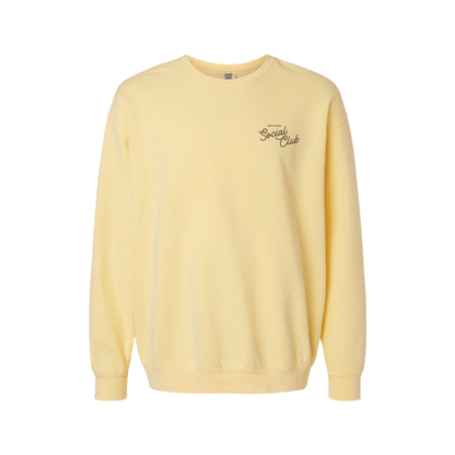 Butter Yellow Sip & Float Camp Sweatshirt