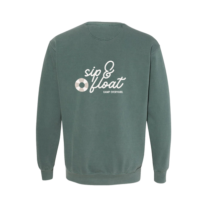 Green Sip & Float Camp Everygirl Sweatshirt