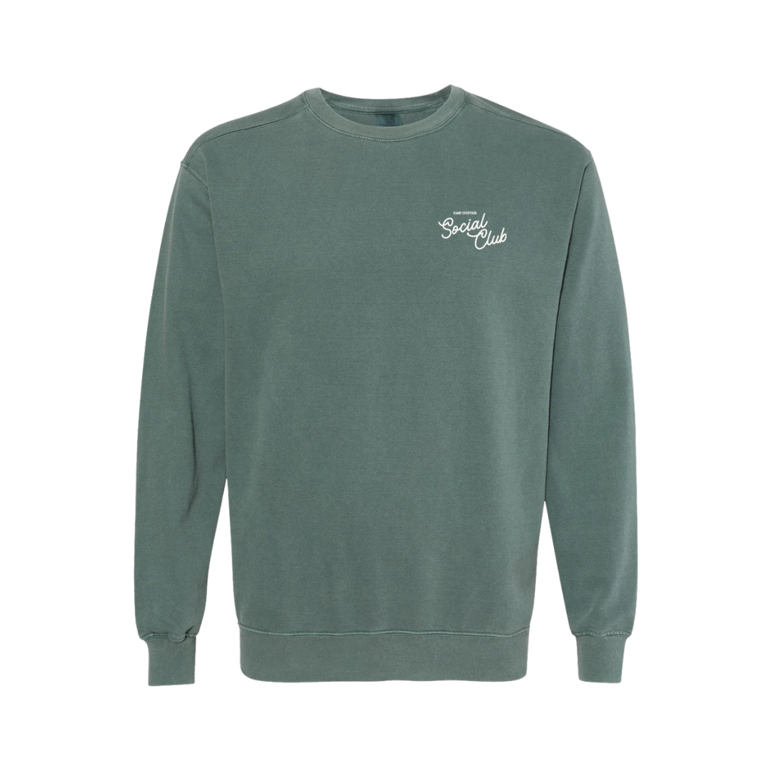 Green Sip & Float Camp Everygirl Sweatshirt