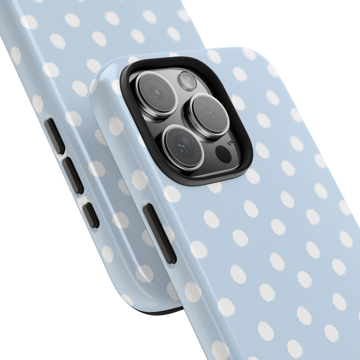 Blue & White Polka Dots Phone Case