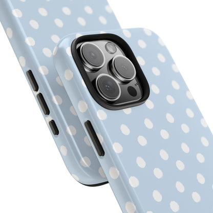 East Coast – Blue & White Polka Dots Phone Case