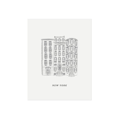 Upper East Side NYC Print
