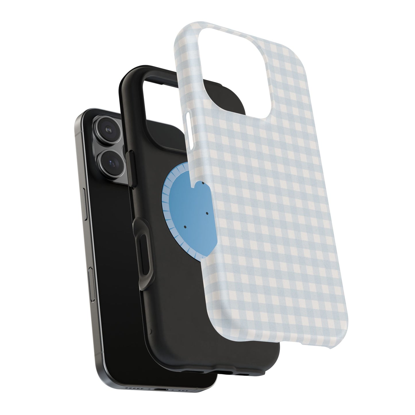 Nancy Meyers Inspired Blue Gingham Phone Case