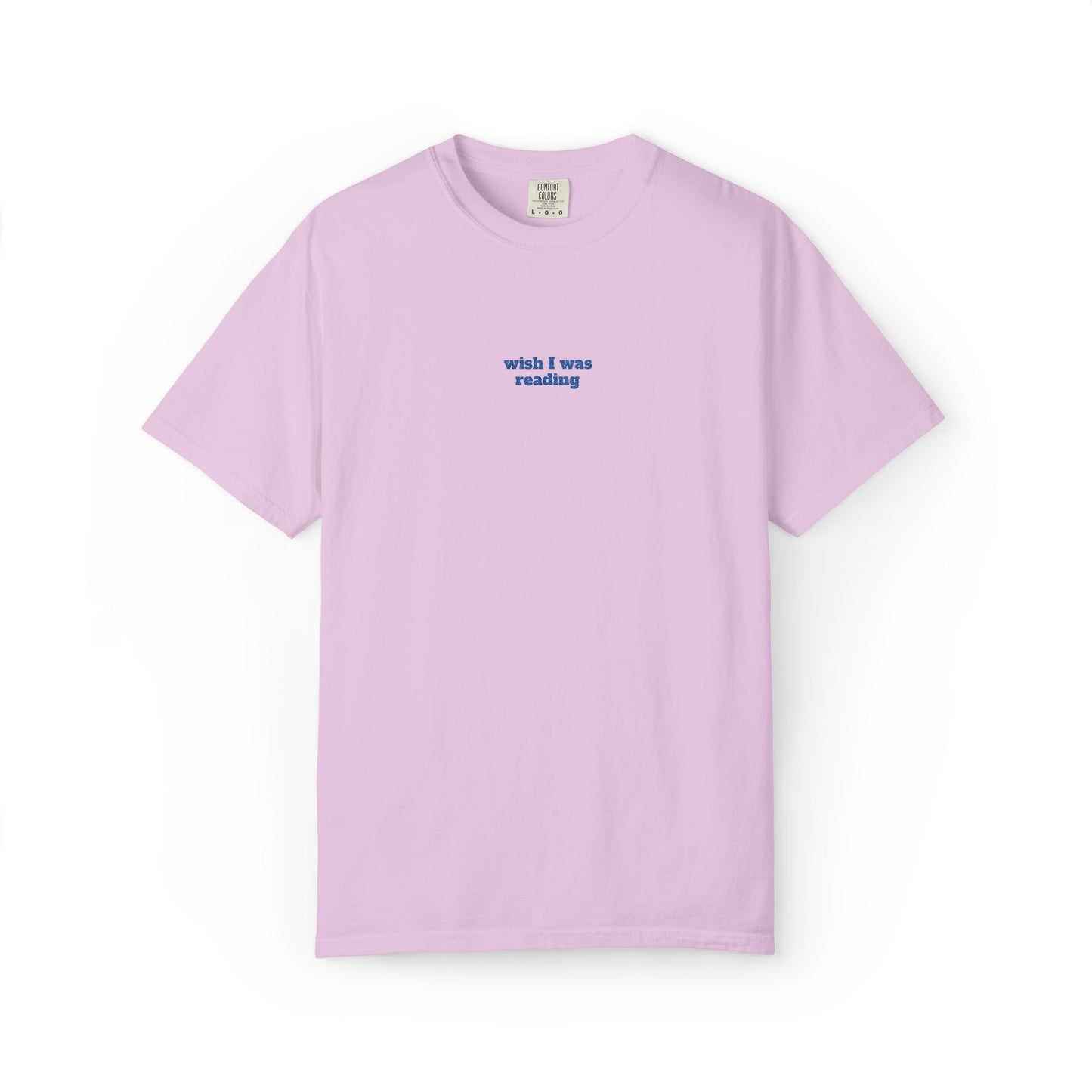 Wish I Was Reading Embroidered Tee