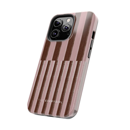 February Pink and Brown Phone Case