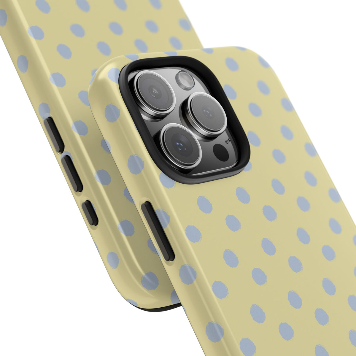 Yellow & Blue Polka Dots Phone Case