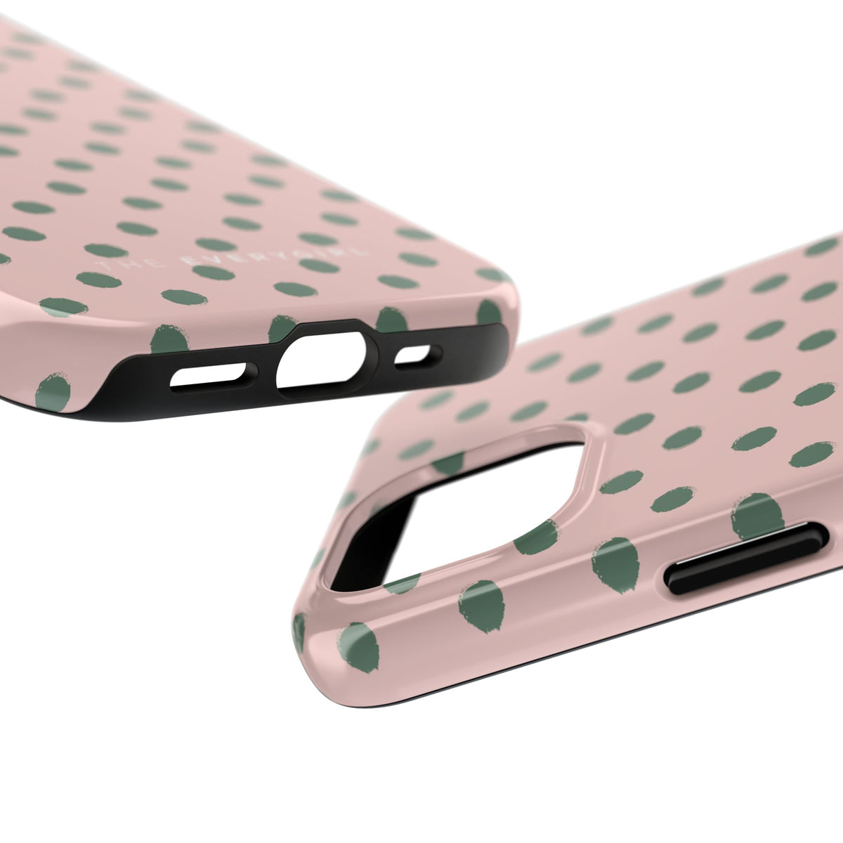 Pink & Green Polka Dots Phone Case