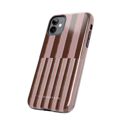 February Pink and Brown Phone Case