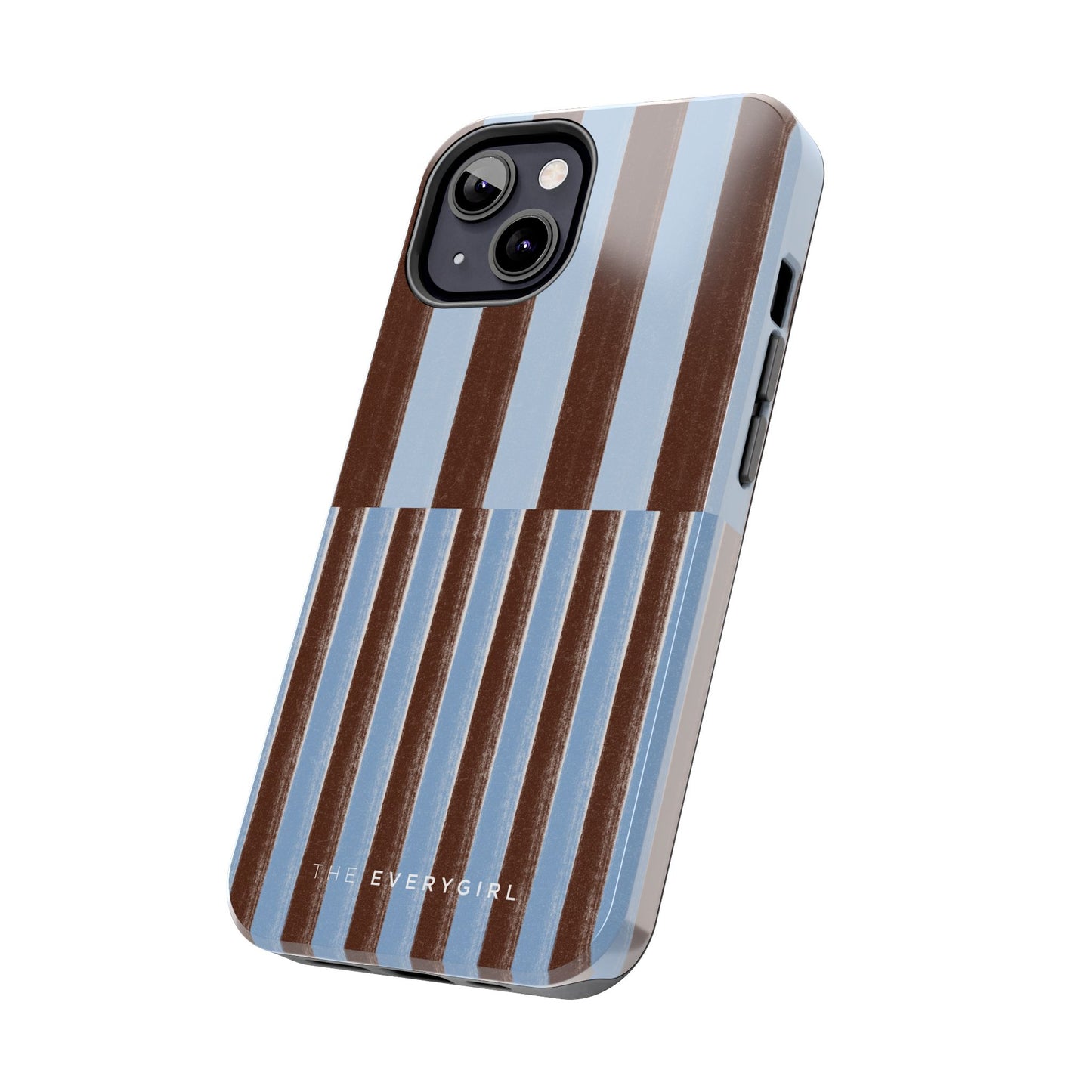 January Blue & Brown Phone Case