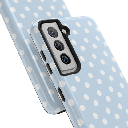 East Coast – Blue & White Polka Dots Phone Case