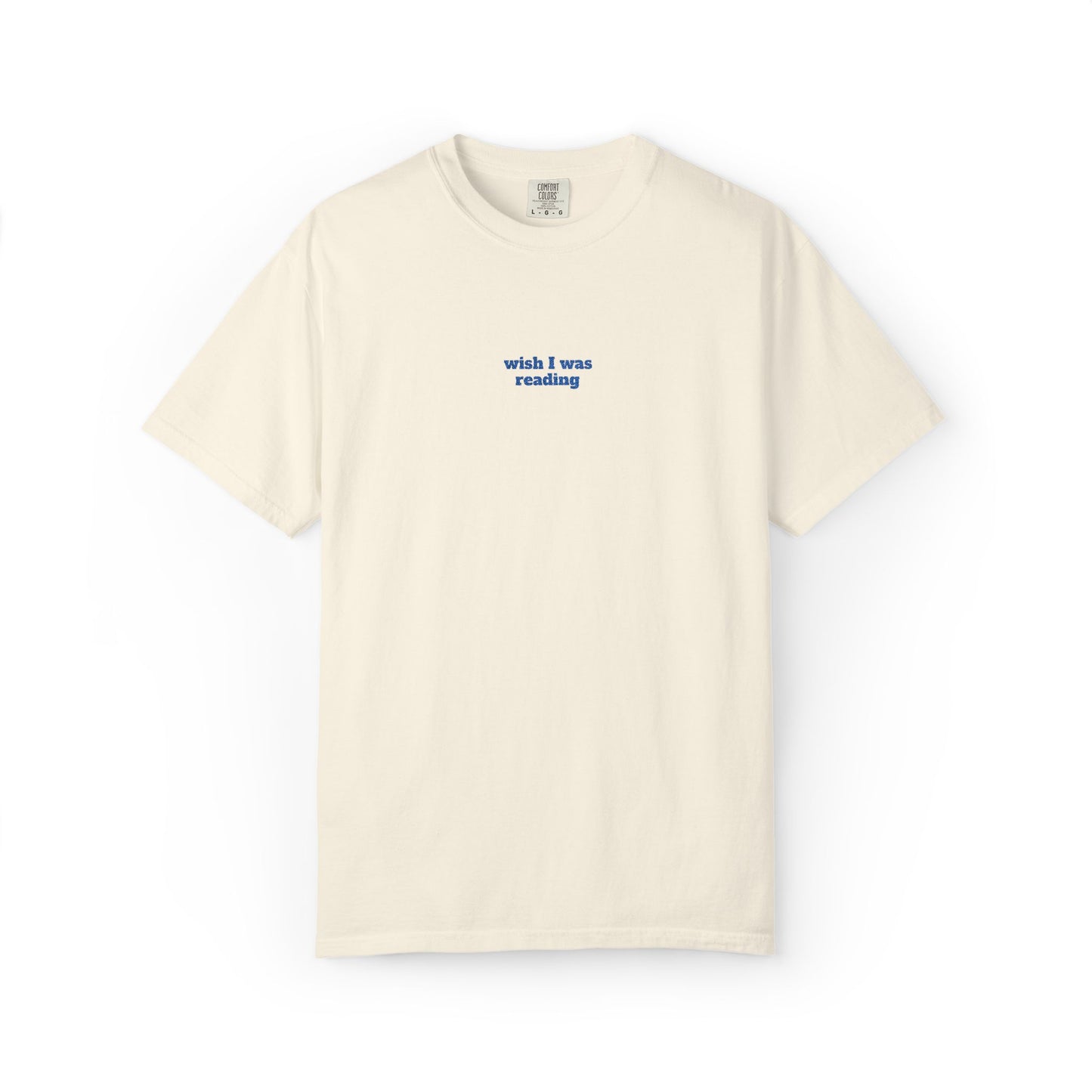Wish I Was Reading Embroidered Tee