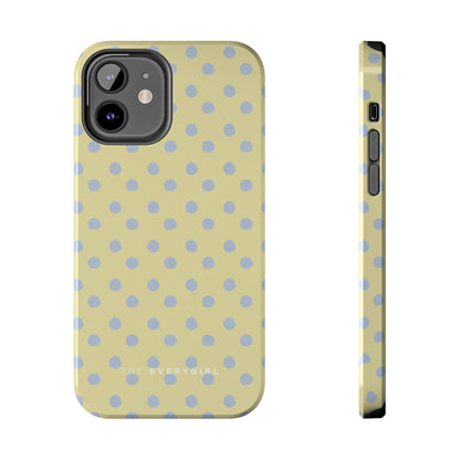 Yellow & Blue Polka Dots Phone Case