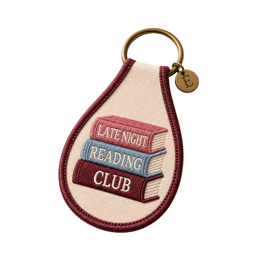 Late Night Reading Club Keychain