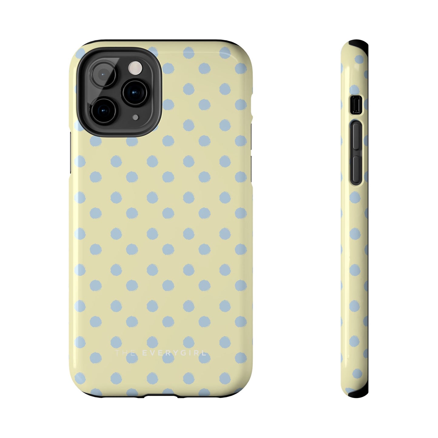 Third Coast – Yellow & Blue Polka Dots Phone Case