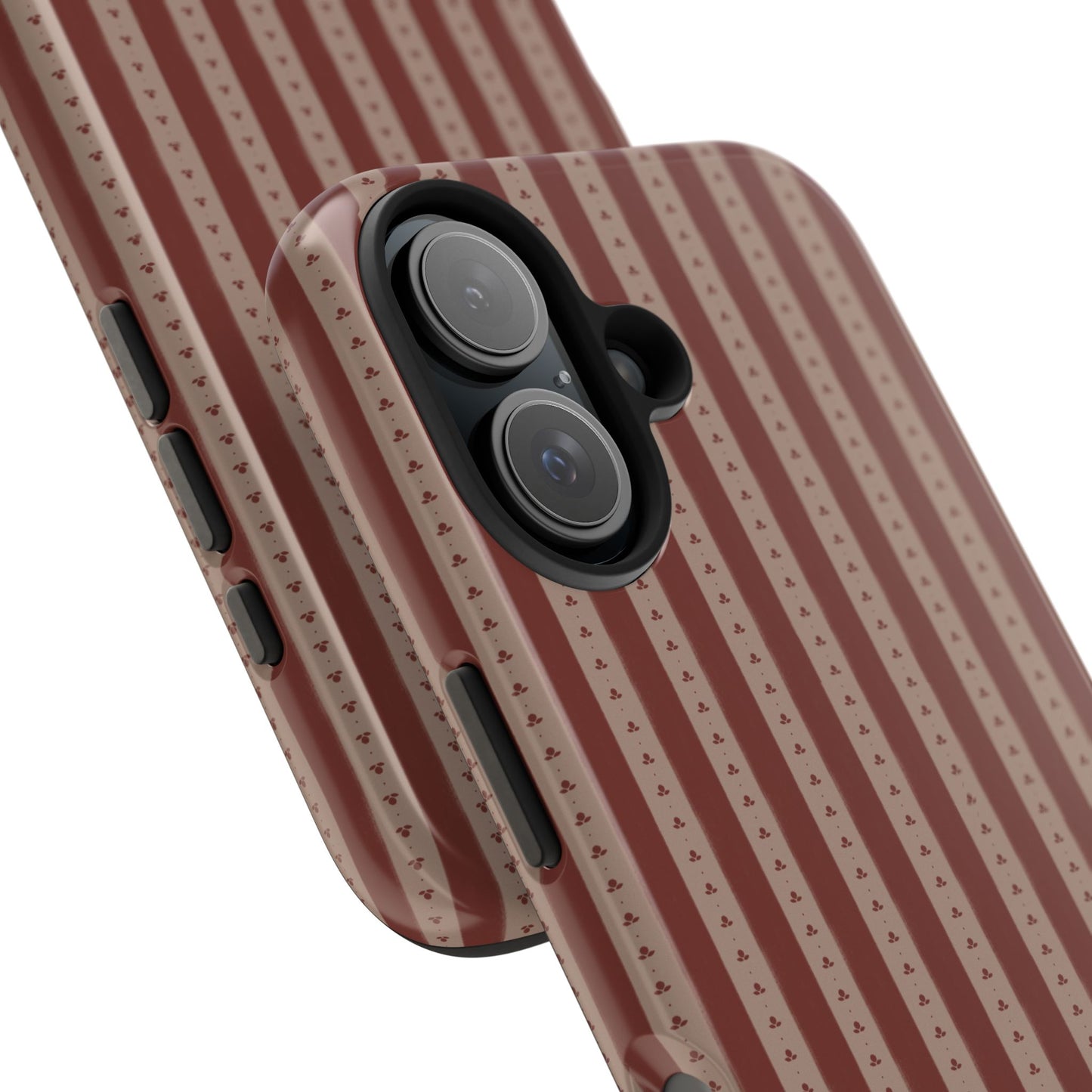 Muted Red Stripe IPhone Case