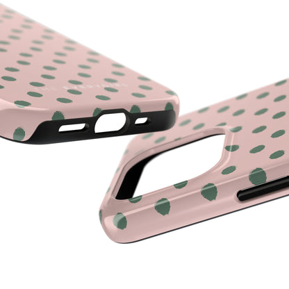 West Coast – Pink & Green Polka Dots Phone Case