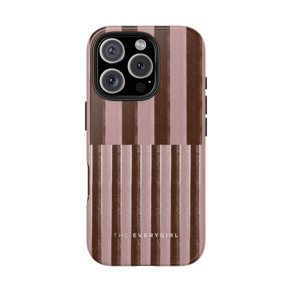 February Pink and Brown Phone Case
