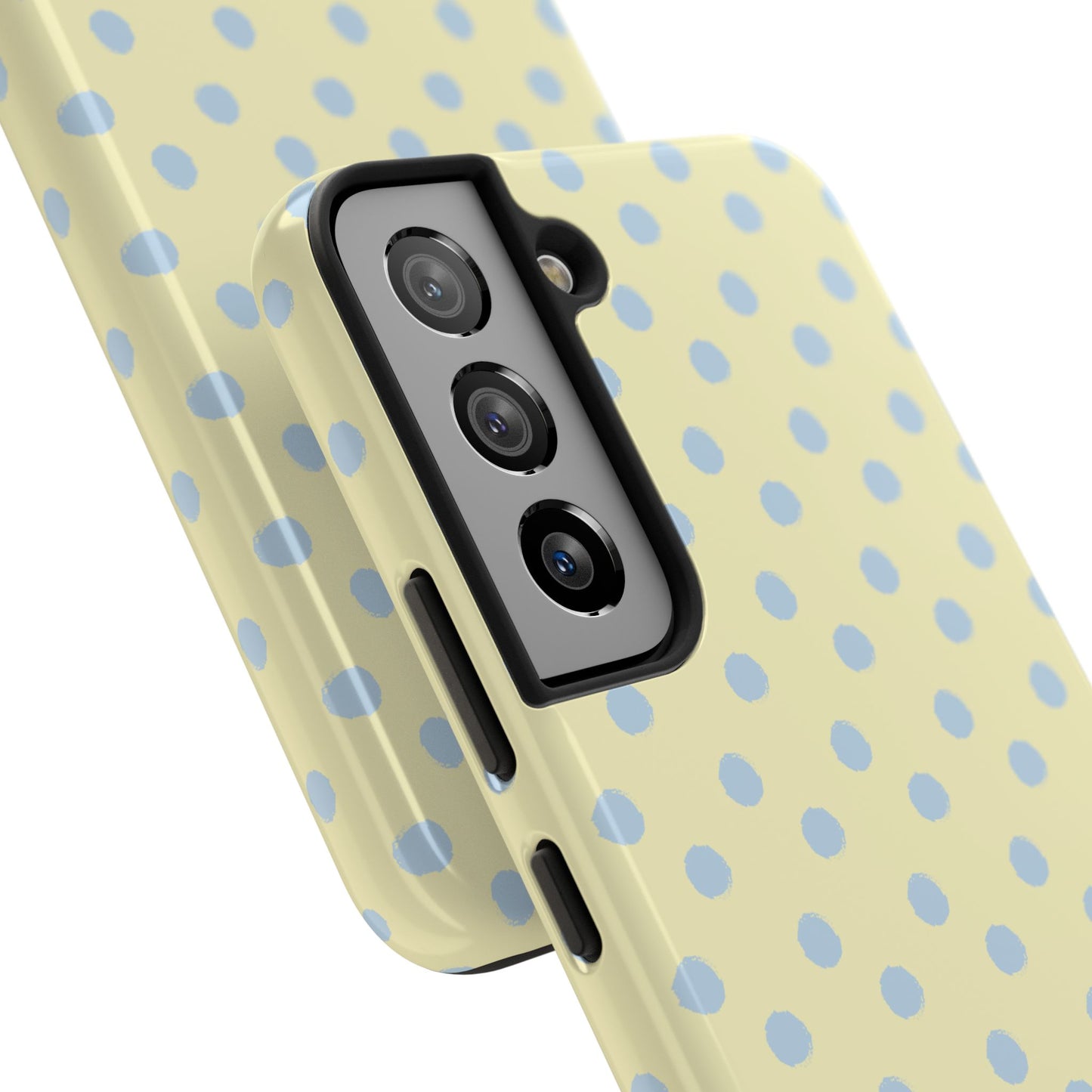 Third Coast – Yellow & Blue Polka Dots Phone Case