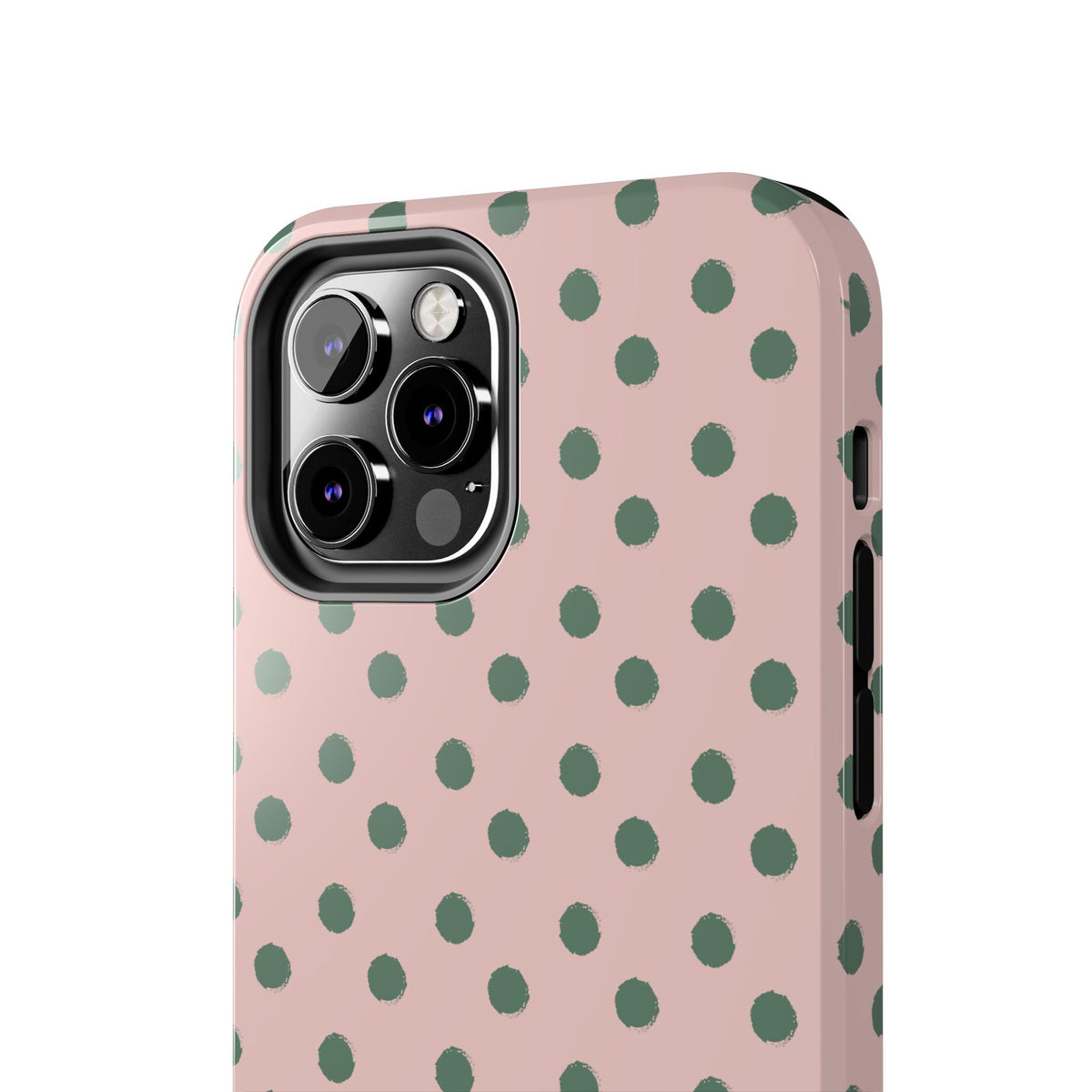 Pink & Green Polka Dots Phone Case