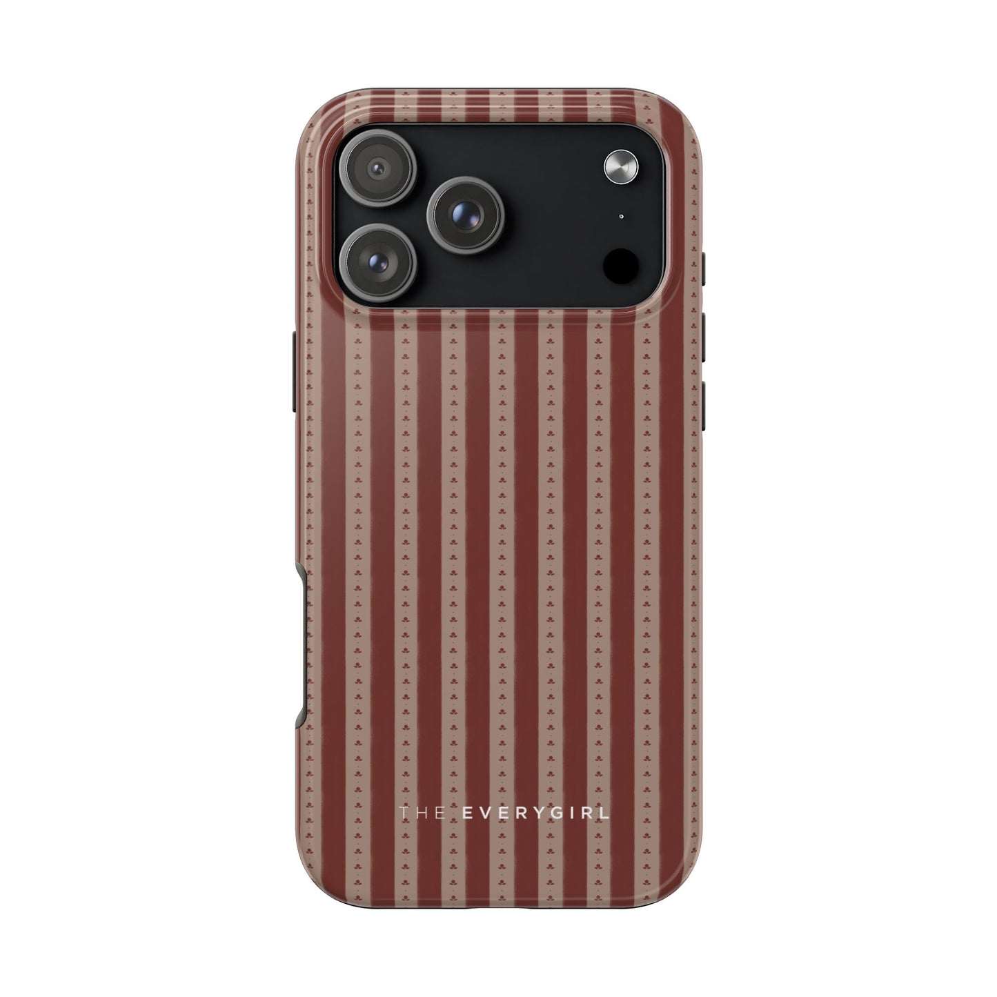 Muted Red Stripe IPhone Case