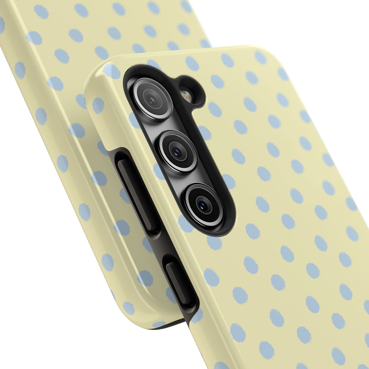 Third Coast – Yellow & Blue Polka Dots Phone Case