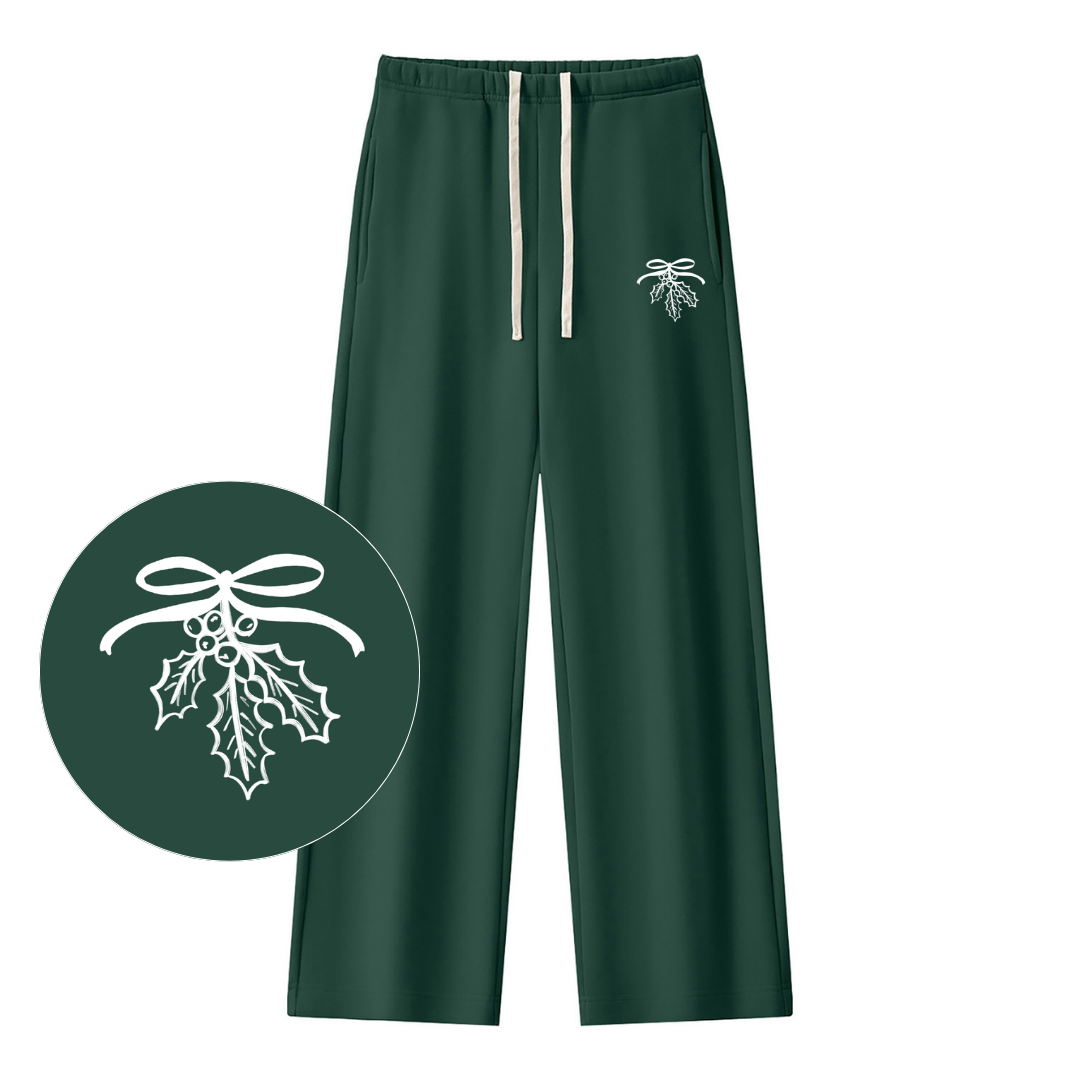 Holly Bow Sweatpants