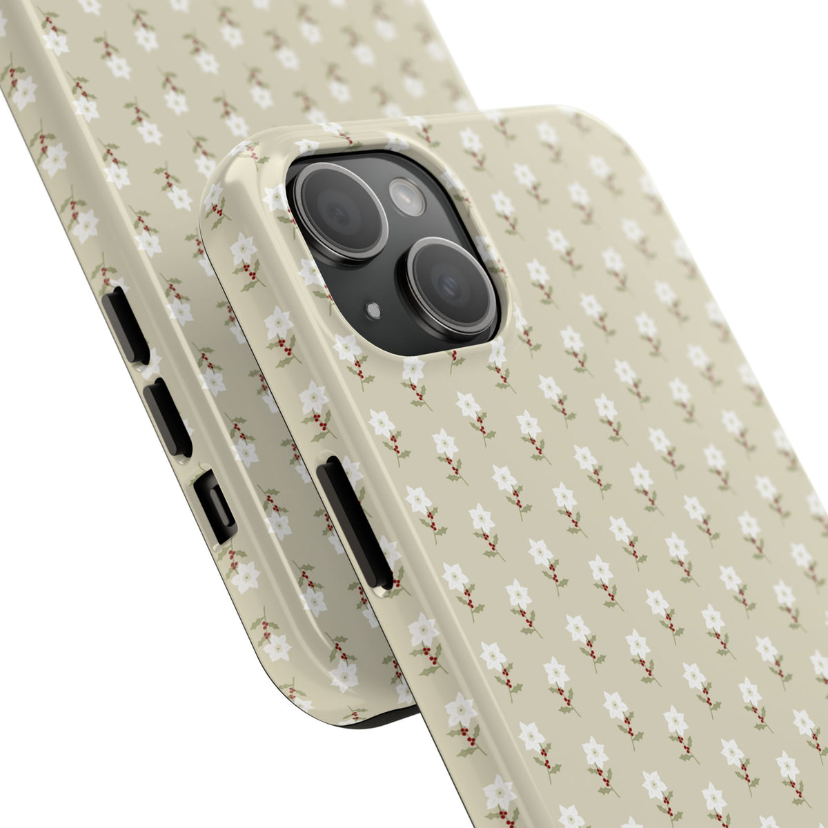 Neutral Tiny Flowers IPhone Case