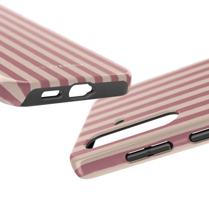 Tone on Tone Pink Stripes IPhone Case