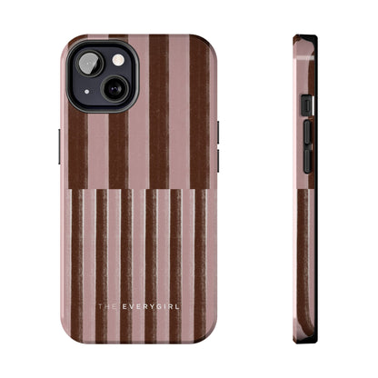 February Pink and Brown Phone Case