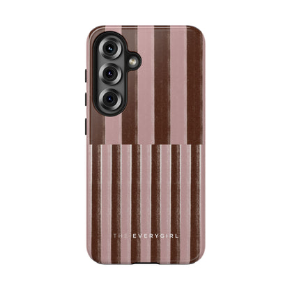 February Pink and Brown Phone Case