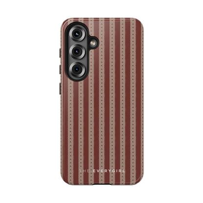 Muted Red Stripe IPhone Case
