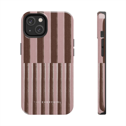 February Pink and Brown Phone Case