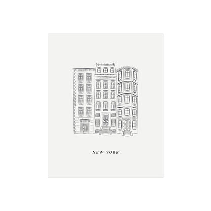 Upper East Side NYC Print