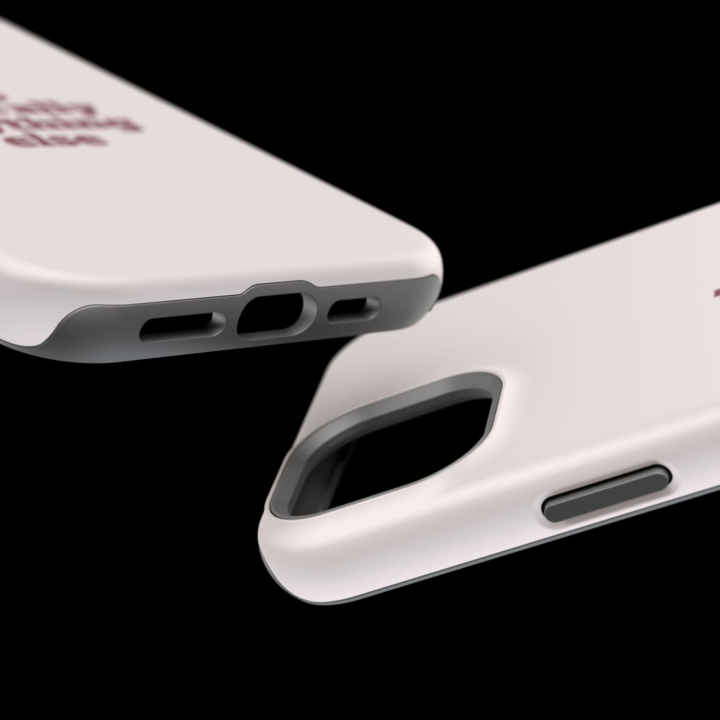 Do Literally Anything Else Burgundy Phone Case