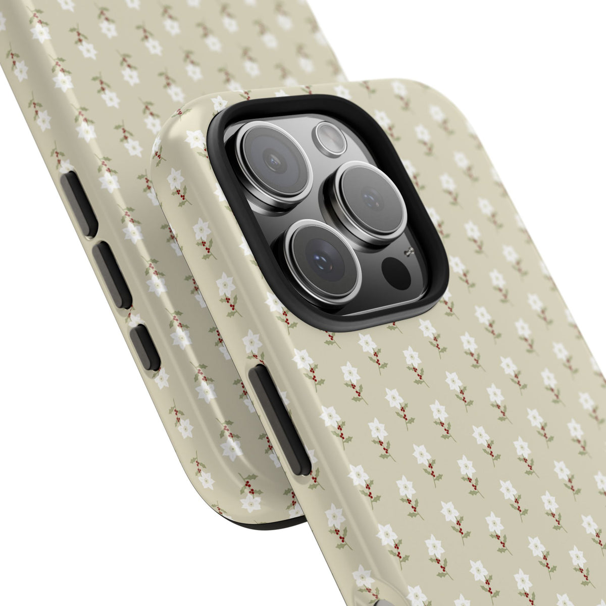 Neutral Tiny Flowers IPhone Case